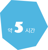 약 5시간